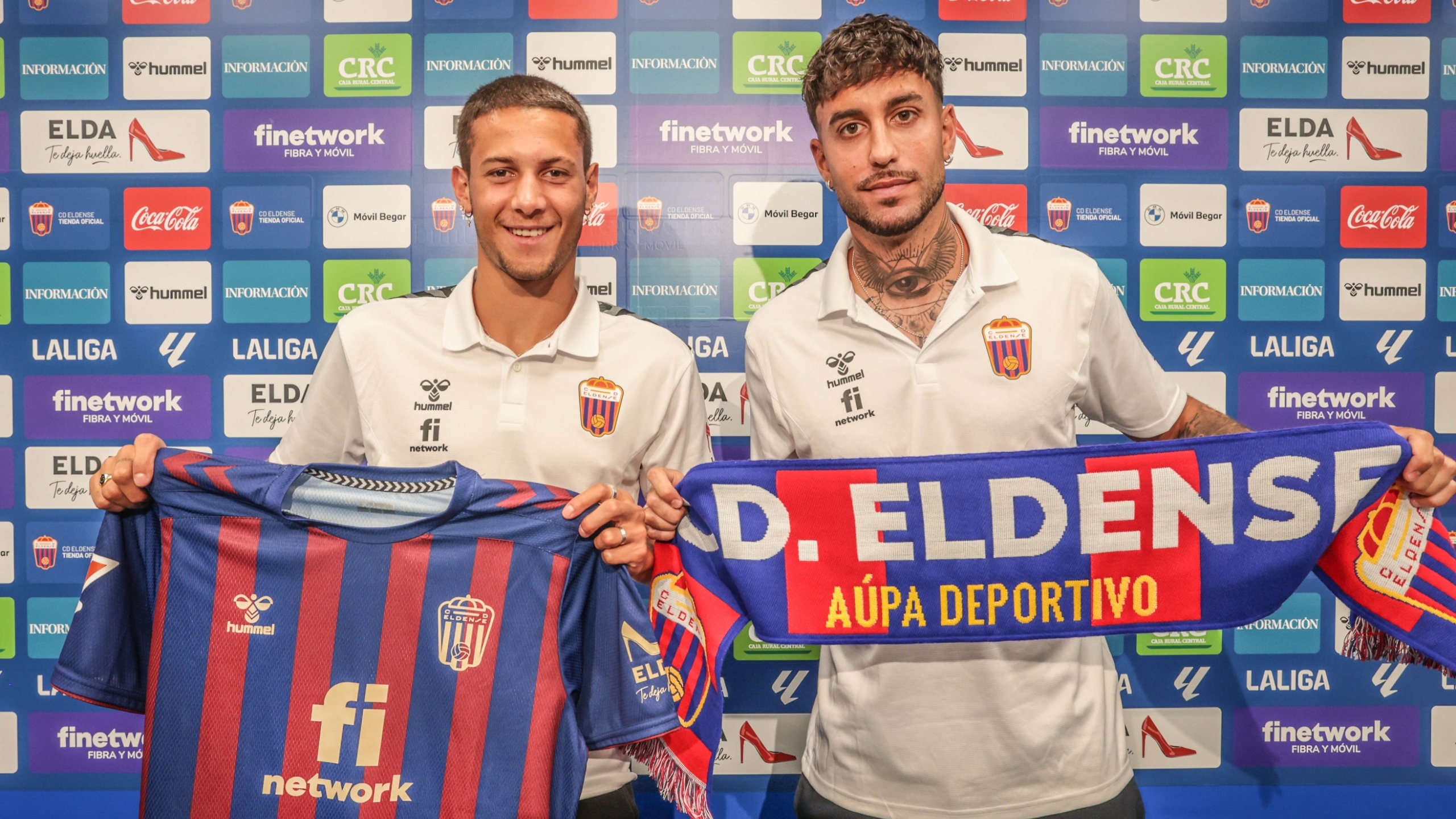 El Eldense presenta a Víctor Camarasa y Alan Godoy