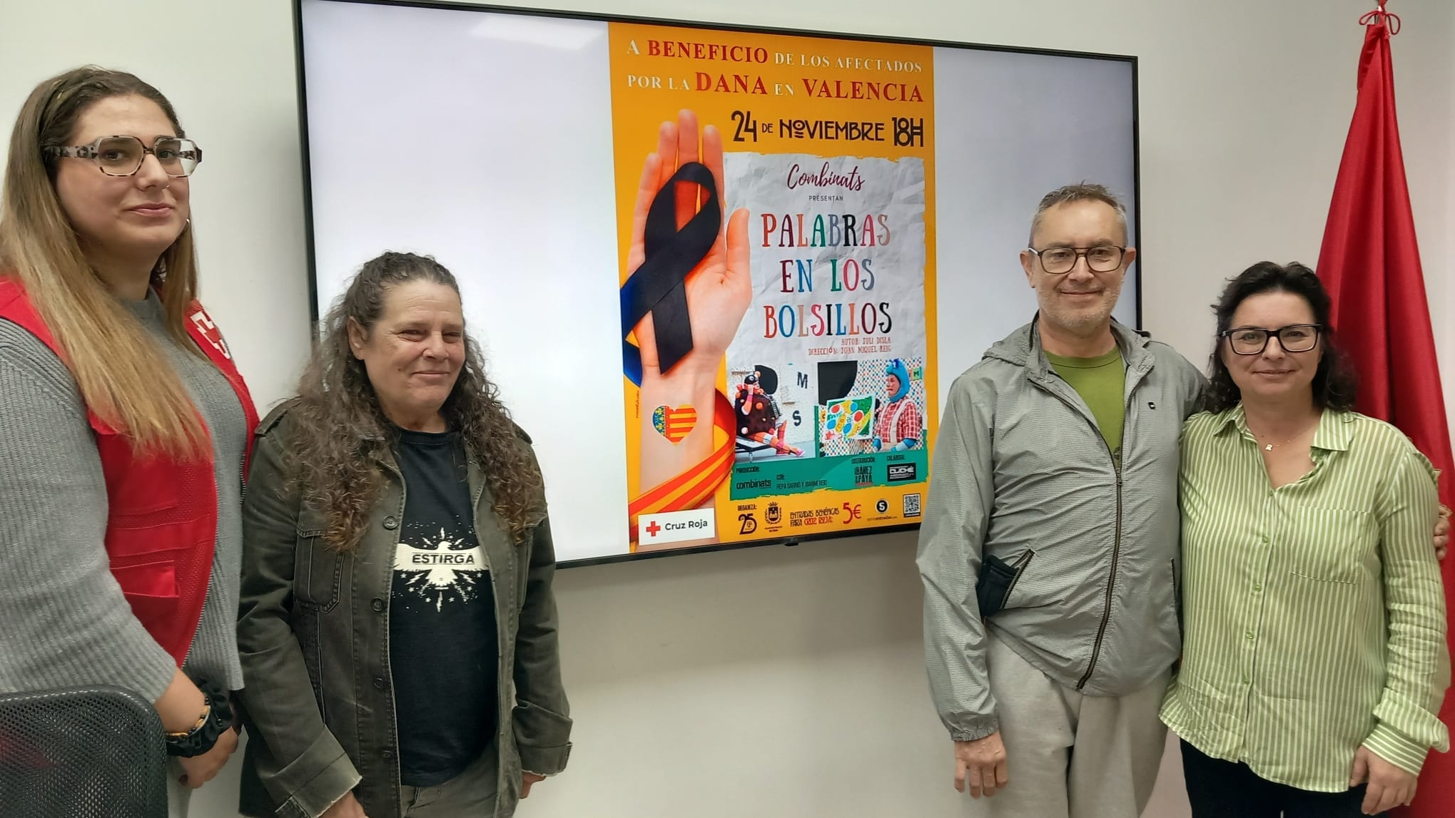 El Teatro Castelar de Elda acogerá la obra «Palabras en los bolsillos» a beneficio de los afectados por la DANA