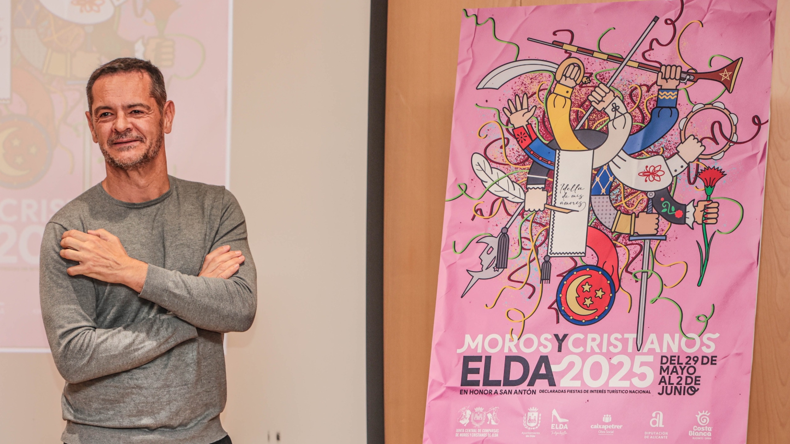 Los Moros y Cristianos de Elda 2025 ya tienen su cartel: el artista es Salvador Lázaro