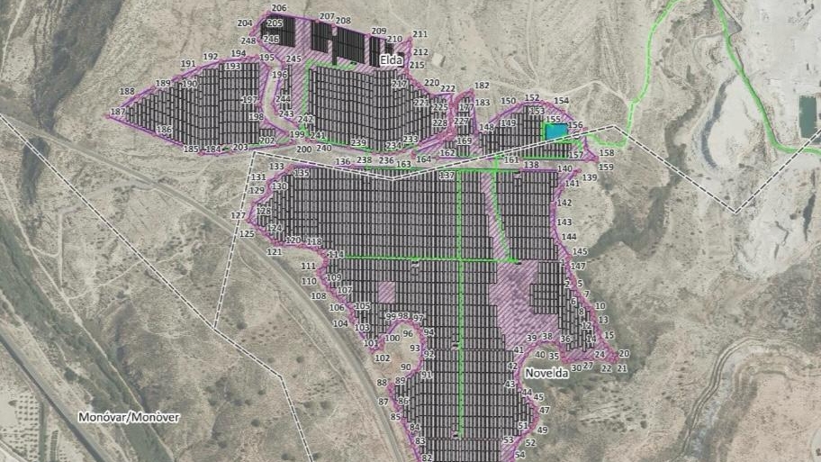 La Generalitat autoriza la construcción de una nueva planta solar entre Elda, Novelda y Petrer