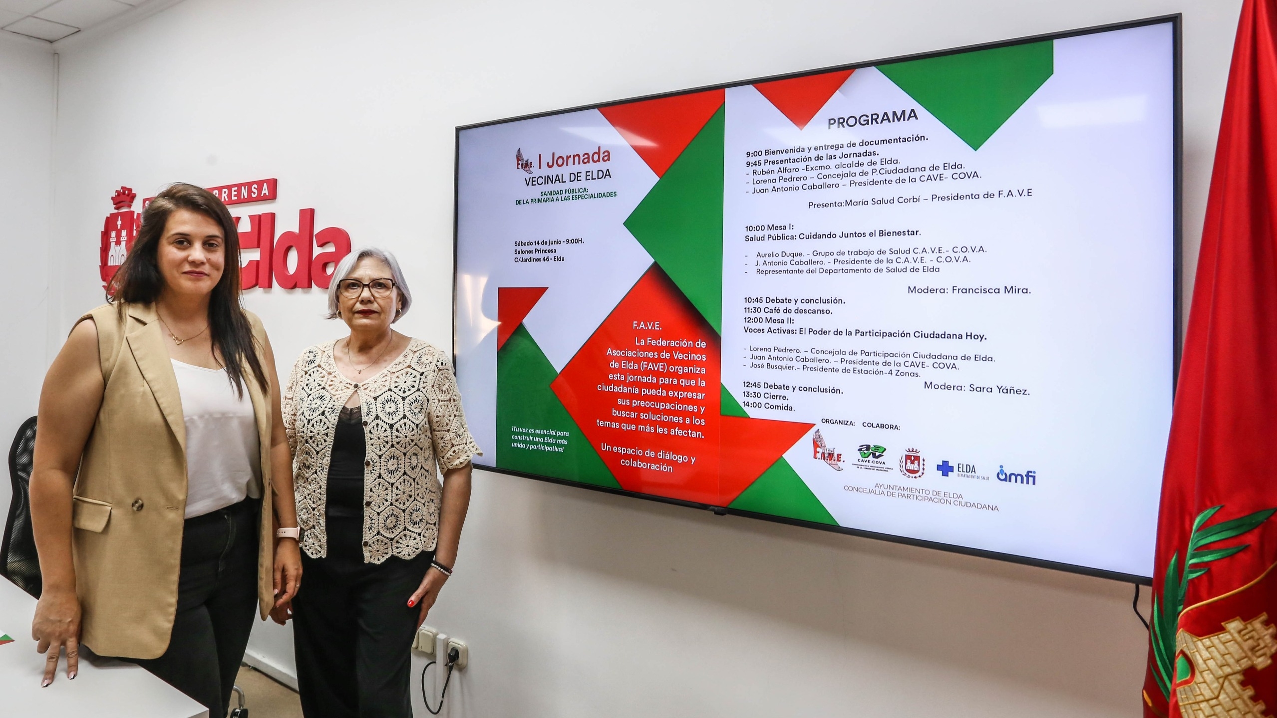 Elda celebrará su I Jornada Vecinal poniendo el foco en la salud y la participación ciudadana