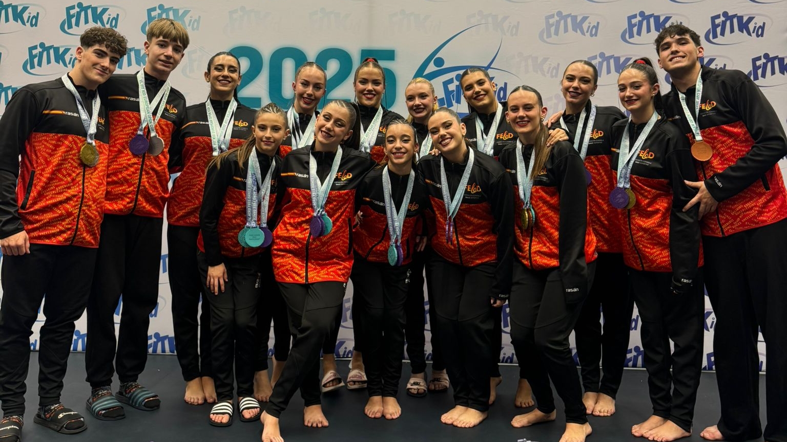 Fit Dreams Elda cierra la temporada con un destacado papel en el Europeo de Fit Kid