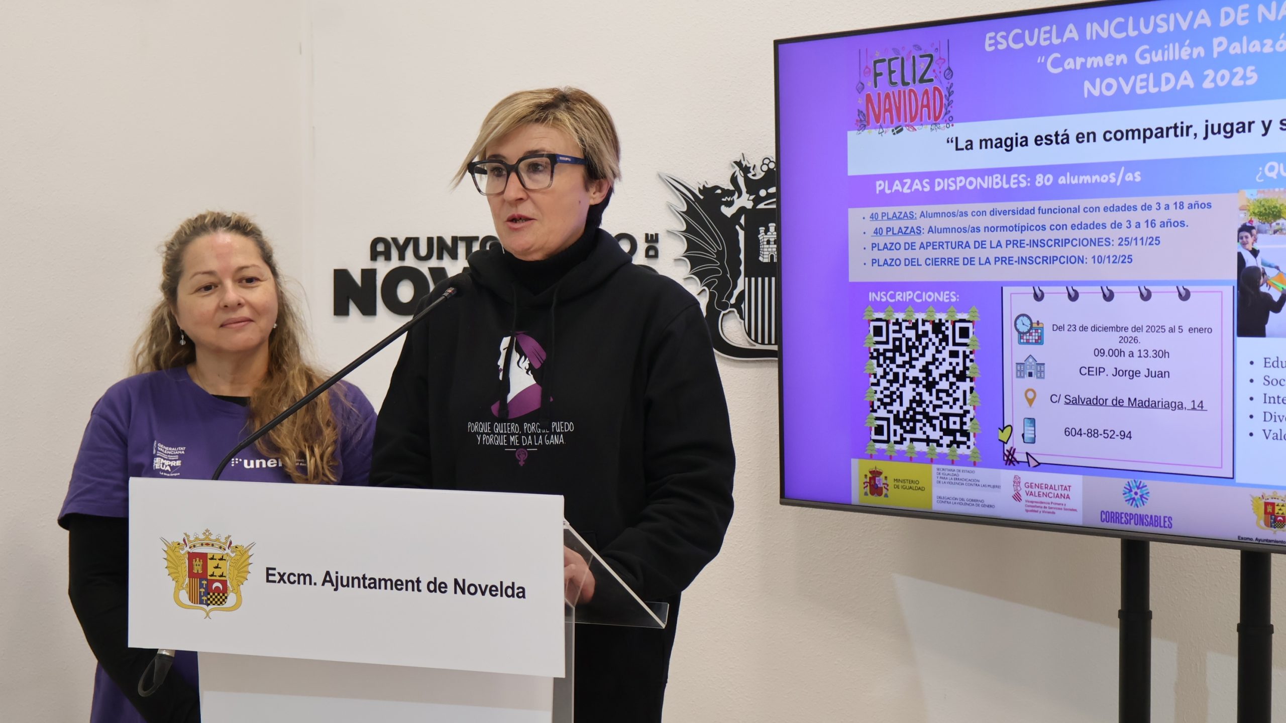 Novelda abre el plazo de inscripción para la Escuela Inclusiva de Navidad