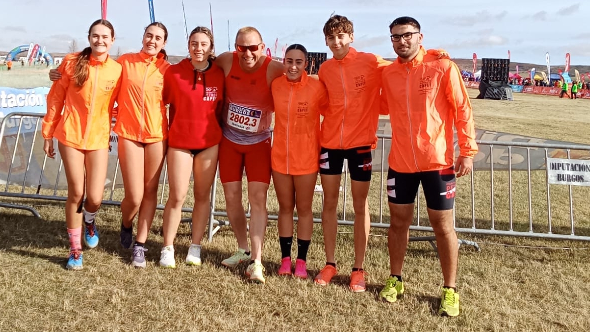 El Petrer CAPET cierra la temporada de cross con tres equipos en el Campeonato de España en Atapuerca