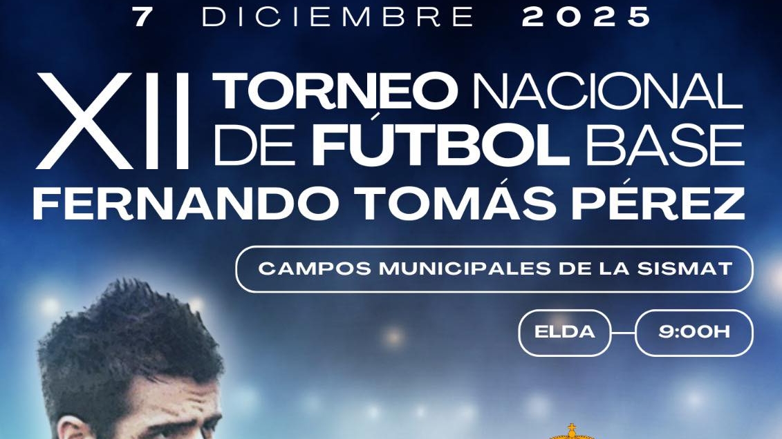 El XII Torneo Nacional Fernando Tomás Pérez reunirá a grandes canteras el 7 de diciembre en Elda