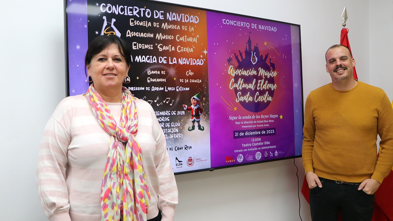 La música navideña vuelve a Elda con los conciertos de la AMCE Santa Cecilia