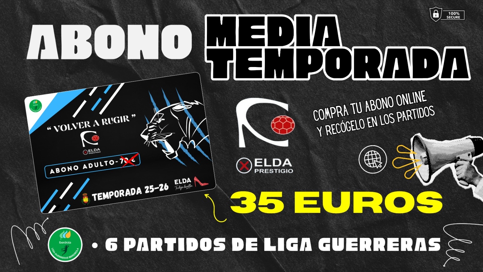 El Elda Prestigio pone a la venta el abono de media temporada