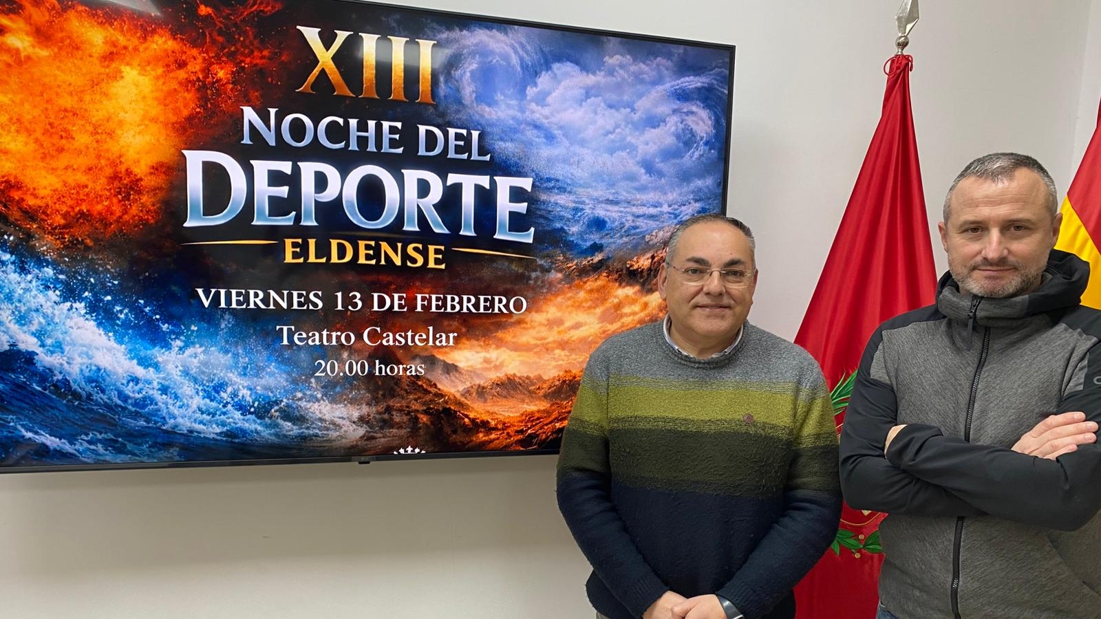 La Noche del Deporte Eldense celebrará su XIII edición el 13 de febrero en el Teatro Castelar