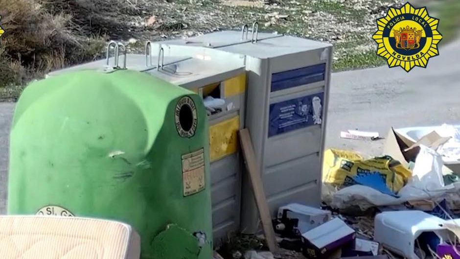 Novelda refuerza la vigilancia para frenar los vertidos ilegales en zonas rurales