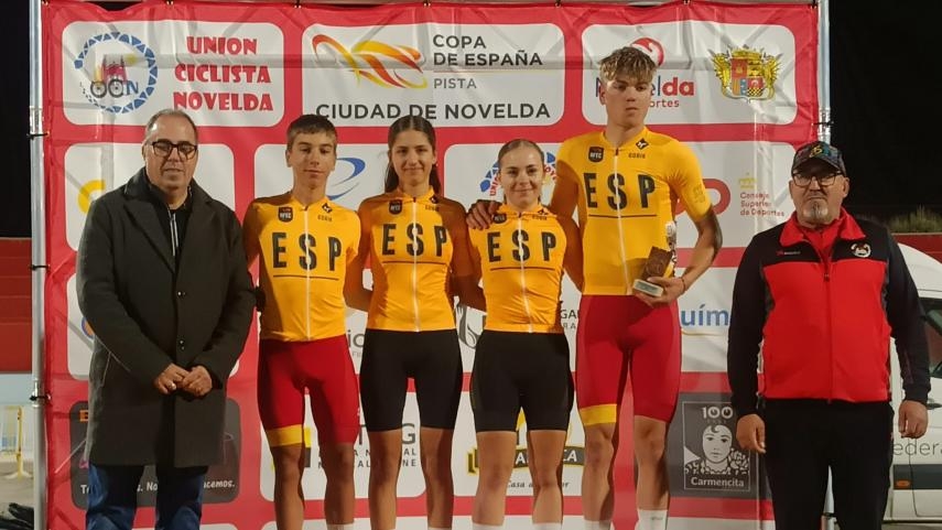Novelda, epicentro de la emoción en la penúltima cita de la Copa de España de Ciclismo en Pista