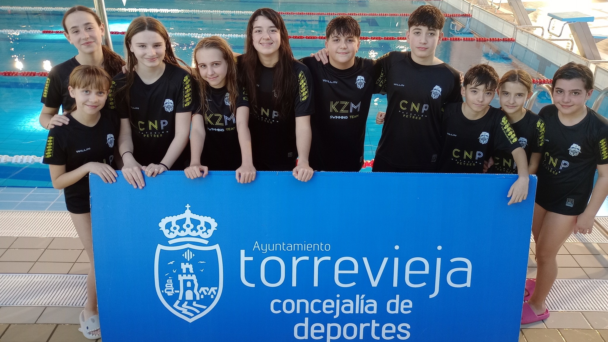 El grupo alevín del C.N. Petrer da un paso adelante en el control libre de Torrevieja