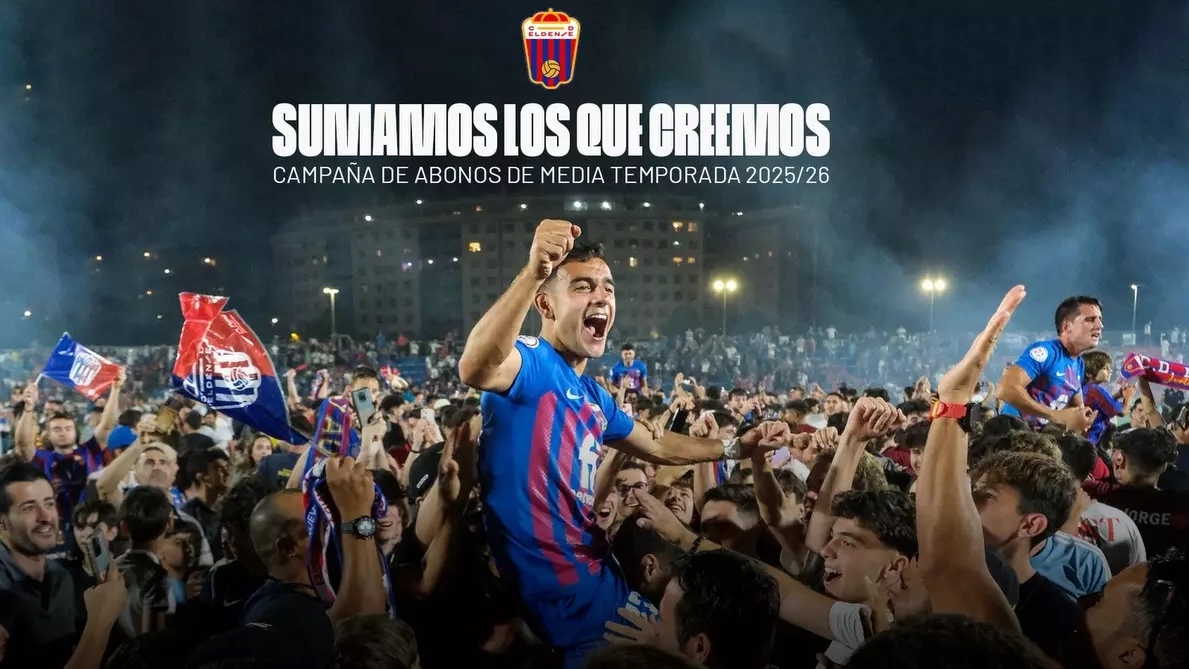 El Eldense pone en marcha su campaña de abonos de media temporada bajo el lema «Sumamos los que creemos»